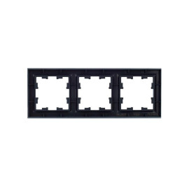 Рамка 3-м BRITE РУ-3-БрМ маренго IEK BR-M32-K35