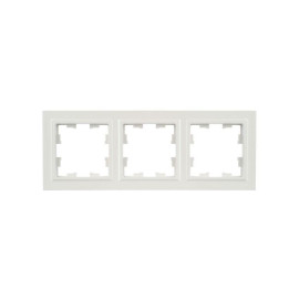 Рамка 3-м BRITE РУ-3-БрЖ жемчуж. IEK BR-M32-K36