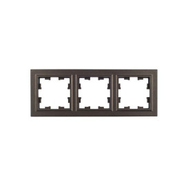 Рамка 3-м BRITE РУ-3-БрТБ бронза IEK BR-M32-K45