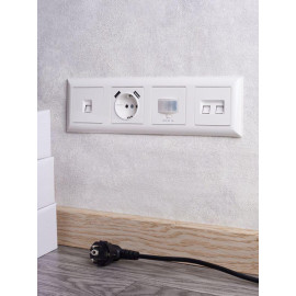 Рамка 4-м BRITE РУ-4-Бр бел./бел. IEK BR-M42-12-K01