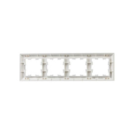 Рамка 4-м BRITE РУ-4-Бр алюм./алюм. IEK BR-M42-12-K47