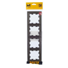 Рамка 4-м BRITE РУ-4-БрТБ бронза IEK BR-M42-K45
