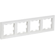 Рамка 4-м BRITE РУ-4-БрАБ арктич. бел. IEK BR-M42-K91