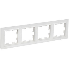 Рамка 4-м BRITE РУ-4-БрАБ арктич. бел. IEK BR-M42-K91