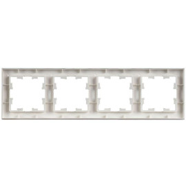 Рамка 4-м BRITE РУ-4-БрАБ арктич. бел. IEK BR-M42-K91