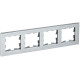 Рамка 4-м BRITE РУ-4-1-БрА металл алюм. IEK BR-M42-M-K47