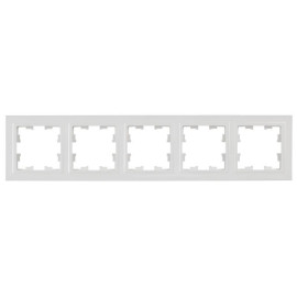 Рамка 5-м BRITE РУ-5-БрБ бел. IEK BR-M52-K01