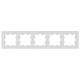Рамка 5-м BRITE РУ-5-БрБ бел. IEK BR-M52-K01