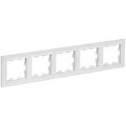 Рамка 5-м BRITE РУ-5-БрАБ арктич. бел. IEK BR-M52-K91