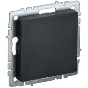 Заглушка c суппортом BRITE МЗ10-БрЧ механизм черн. IEK BR-PL10-K02