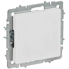 Заглушка BRITE МЗ10-БрАБ с суппортом механизм арктич. бел. IEK BR-PL10-K91