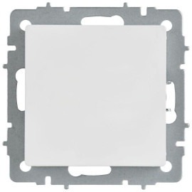 Заглушка BRITE МЗ10-БрАБ с суппортом механизм арктич. бел. IEK BR-PL10-K91