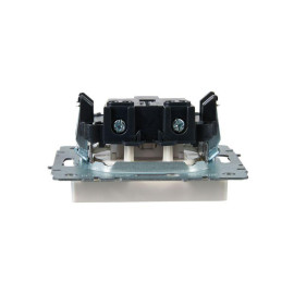 Розетка 1-м СП BRITE РС10-1-0-БрЖ 10А без заземл. без защ. шторок механизм жемчуж. IEK BR-R10-10-K36