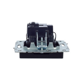 Розетка BRITE РС11-1-0-БрЧ 16А с заземл. без защ. шторки механизм черн. IEK BR-R11-16-K02