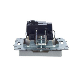 Розетка BRITE РС11-1-0-БрА 16А с заземл. без защ. шторки механизм алюм. IEK BR-R11-16-K47