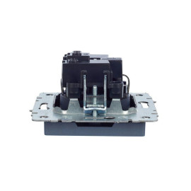 Розетка 1-м СП BRITE РС14-1-0-БрМ 16А с заземл. защ. шторки механизм маренго IEK BR-R14-16-K35