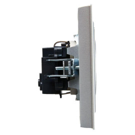 Розетка СП BRITE РСР14-1-0-БрА 16А в сборе с заземл. защ. шторки алюм. IEK BR-R14-16-K47-F