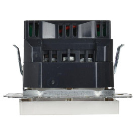 Розетка BRITE РЮш10-1-БрБ 16А с USB A+A 2.1А с заземл. защ. шторки механизм бел. IEK BR-R14-16-U21-D21-K01