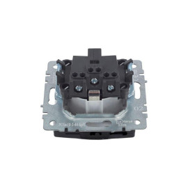 Розетка BRITE РСбш10-3-44-БрЧ 16А IP44 с заземл. защ. шторки с крышкой механизм черн. IEK BR-R16-16-44-K02