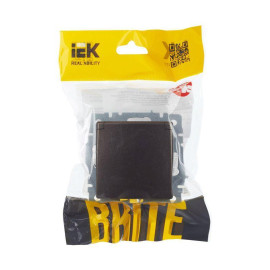 Розетка BRITE РСбш10-3-44-БрТБ 16А IP44 с заземл. защ. шторки с крышкой механизм бронза IEK BR-R16-16-44-K45