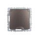 Розетка BRITE РСбш10-3-44-БрТБ 16А IP44 с заземл. защ. шторки с крышкой механизм бронза IEK BR-R16-16-44-K45