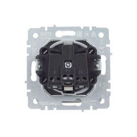 Розетка BRITE РСбш10-3-44-БрТБ 16А IP44 с заземл. защ. шторки с крышкой механизм бронза IEK BR-R16-16-44-K45