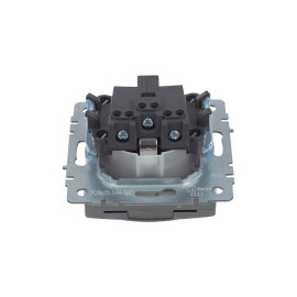 Розетка BRITE РСбш10-3-44-БрС 16А IP44 с заземл. защ. шторки с крышкой механизм сталь IEK BR-R16-16-44-K46