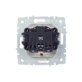 Розетка BRITE РСбш10-3-БрЖ 16А IP20 с заземл. защ. шторки с крышкой механизм жемчуж. IEK BR-R16-16-K36