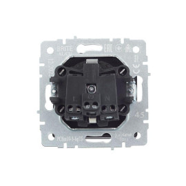 Розетка BRITE РСбш10-3-БрТБ 16А IP20 с заземл. защ. шторки с крышкой механизм бронза IEK BR-R16-16-K45
