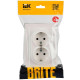 Розетка 2-м СП BRITE РС12-3-БрЖ 16А в сборе с заземл. без защ. шторок жемчуж. IEK BR-R21-16-K36-F