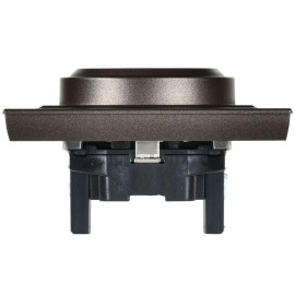 Розетка 2-м СП BRITE РС12-3-БрТБ 16А в сборе с заземл. без защ. шторок бронза IEK BR-R21-16-K45-F