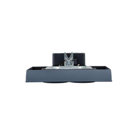 Розетка 2-м СП BRITE РСш12-3-БрМ 16А в сборе с заземл. защ. шторки маренго IEK BR-R24-16-K35-F