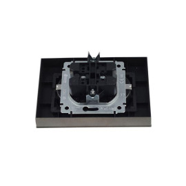 Розетка 2-м СП BRITE РСш12-3-БрШ 16А в сборе с заземл. защ. шторки шампань IEK BR-R24-16-K37-F