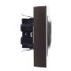 Розетка 2-м СП BRITE РСш12-3-БрТБ 16А в сборе с заземл. защ. шторки бронза IEK BR-R24-16-K45-F