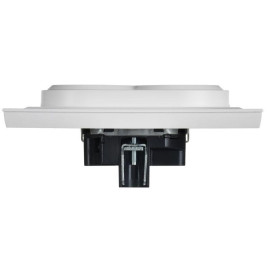 Розетка 2-м СП BRITE РСш12-3-БрАБ 16А в сборе с заземл. защ. шторки арктич. бел. IEK BR-R24-16-K91-F