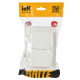 Розетка 2-м СП BRITE РСбш12-3-44-БрБ 16А в сборе IP44 с крышкой бел. IEK BR-R26-16-44-K01-F