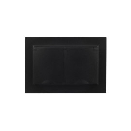 Розетка 2-м СП BRITE РСбш12-3-44-БрЧ 16А в сборе IP44 с крышкой черн. IEK BR-R26-16-44-K02-F