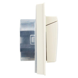 Розетка 2-м СП BRITE РСбш12-3-44-БрКр 16А в сборе IP44 с крышкой беж. IEK BR-R26-16-44-K10-F