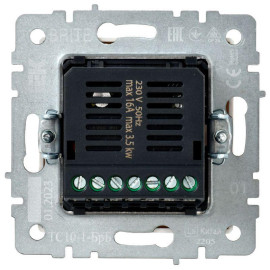 Термостат электронный с индик. BRITE СП IP20 ТС10-1-БрБ механизм бел. IEK BR-RT11-K01