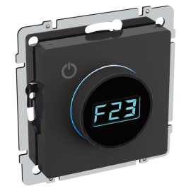 Термостат электронный с индик. BRITE СП IP20 ТС10-1-БрЧ механизм черн. IEK BR-RT11-K02