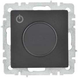 Термостат электронный с индик. BRITE СП IP20 ТС10-1-БрЧ механизм черн. IEK BR-RT11-K02