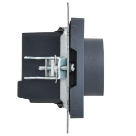 Термостат электронный с индик. BRITE СП IP20 ТС10-1-БрМ механизм маренго IEK BR-RT11-K35