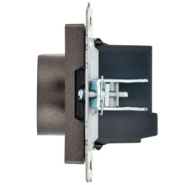 Термостат электронный с индик. BRITE СП IP20 ТС10-1-БрТБ темная механизм бронза IEK BR-RT11-K45