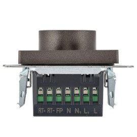 Термостат электронный с индик. BRITE СП IP20 ТС10-1-БрТБ темная механизм бронза IEK BR-RT11-K45