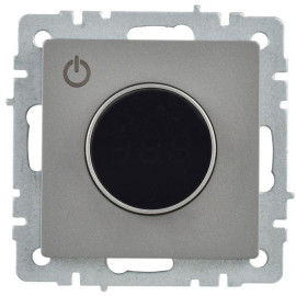 Термостат электронный с индик. BRITE СП IP20 ТС10-1-БрС механизм сталь IEK BR-RT11-K46