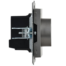 Термостат электронный с индик. BRITE СП IP20 ТС10-1-БрС механизм сталь IEK BR-RT11-K46