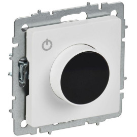 Термостат электронный BRITE СП ТС10-1-БрАБ с индикацией механизм арктич. бел. IEK BR-RT11-K91