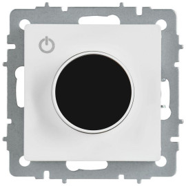 Термостат электронный BRITE СП ТС10-1-БрАБ с индикацией механизм арктич. бел. IEK BR-RT11-K91