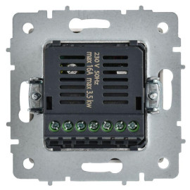 Термостат электронный BRITE СП ТС10-1-БрАБ с индикацией механизм арктич. бел. IEK BR-RT11-K91