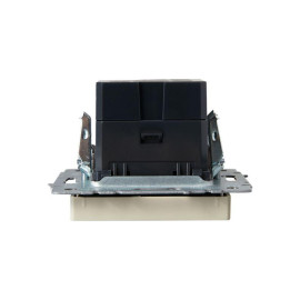 Розетка BRITE USB A+A 3.1А РЮ10-1-БрКр механизм беж. IEK BR-U21-D31-K10